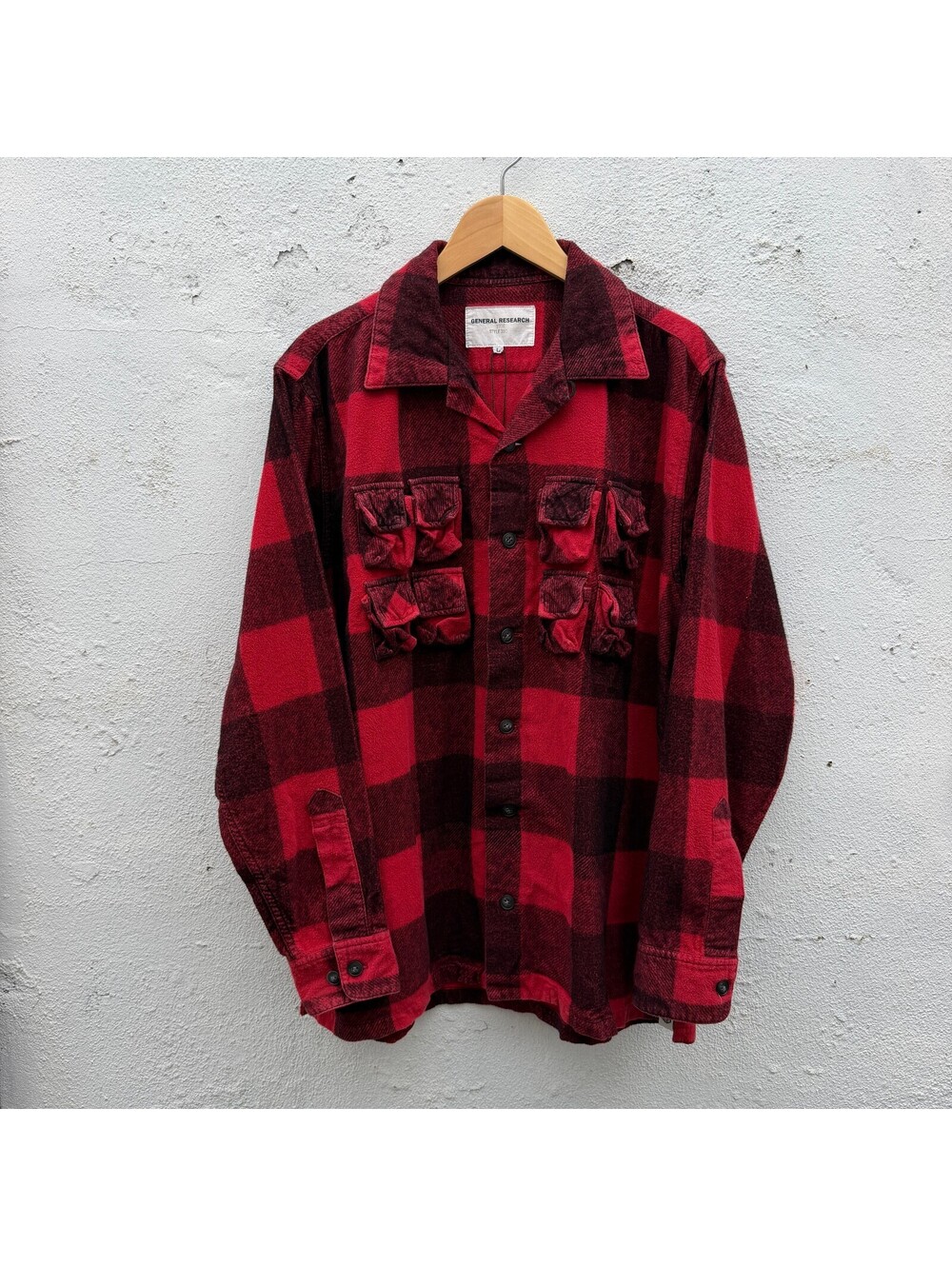 1998 General Research Parasite Plaid Button Down Shirt